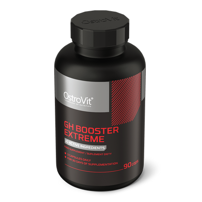 GH Booster Extreme – 90 kapsler, 10 aktive ingredienser - zink, B6 og 2000 IE D3 | OstroVit
