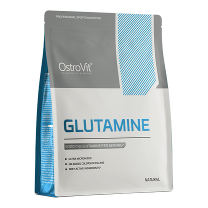Glutamine – 500 g poeder, 100% L‑glutamine | OstroVit