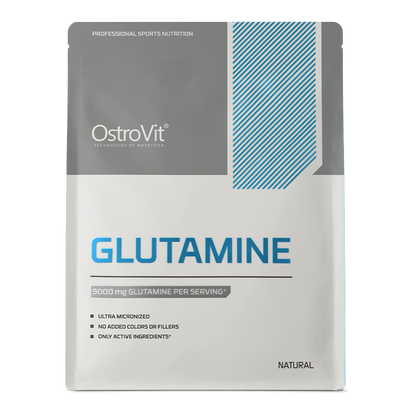 Glutamine – 500 g poeder, 100% L‑glutamine | OstroVit