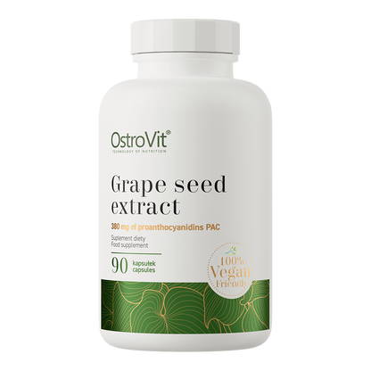 Druefrøekstrakt VEGE – 90 kapsler, 400 mg (95% OPC) pr. kapsel | OstroVit 
