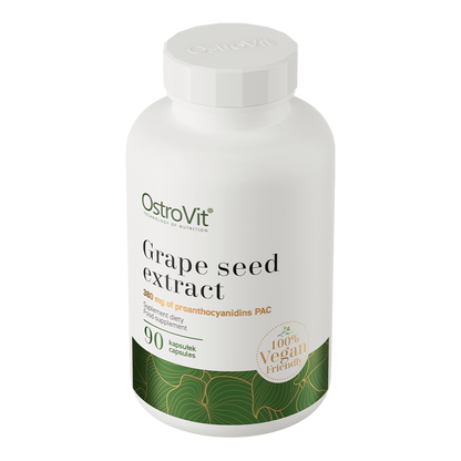 Druefrøekstrakt VEGE – 90 kapsler, 400 mg (95% OPC) pr. kapsel | OstroVit 