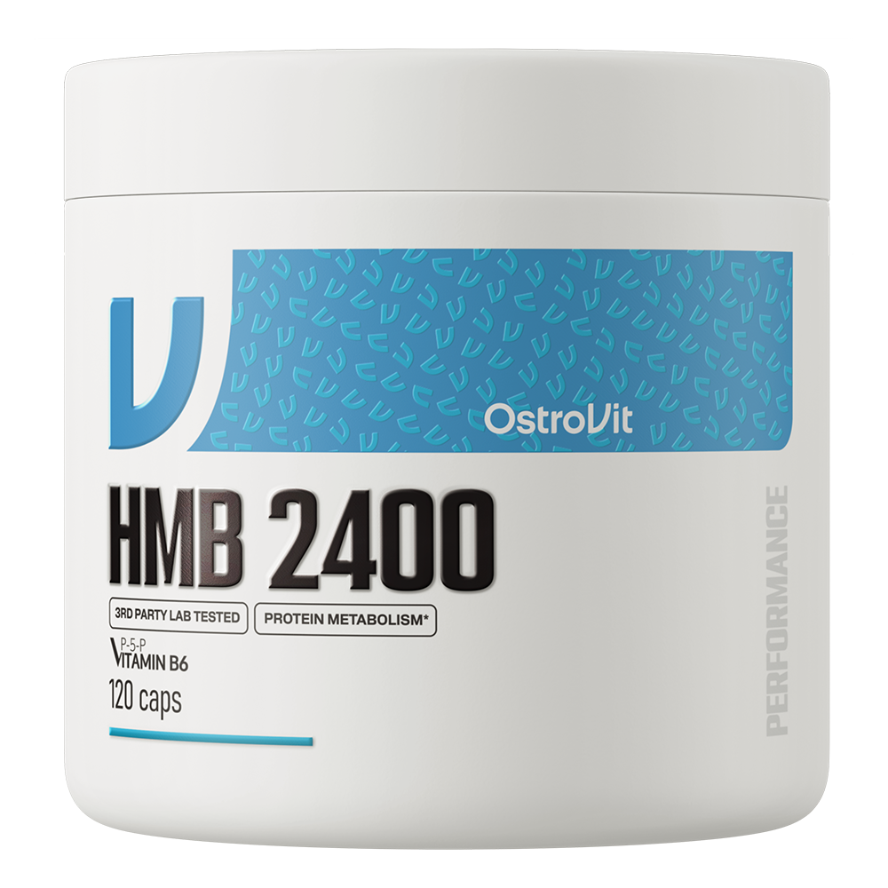 HMB 2400 mg + Vitamine B6, 120 Capsules - 60 Porties