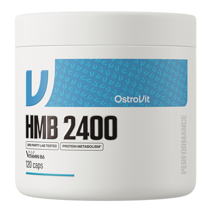 HMB 2400 mg + Vitamine B6, 120 Capsules - 60 Porties