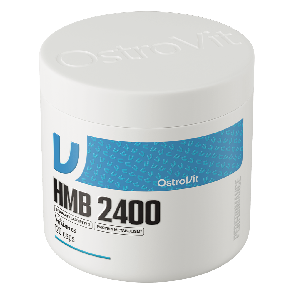 HMB 2400 mg + Vitamine B6, 120 Capsules - 60 Porties