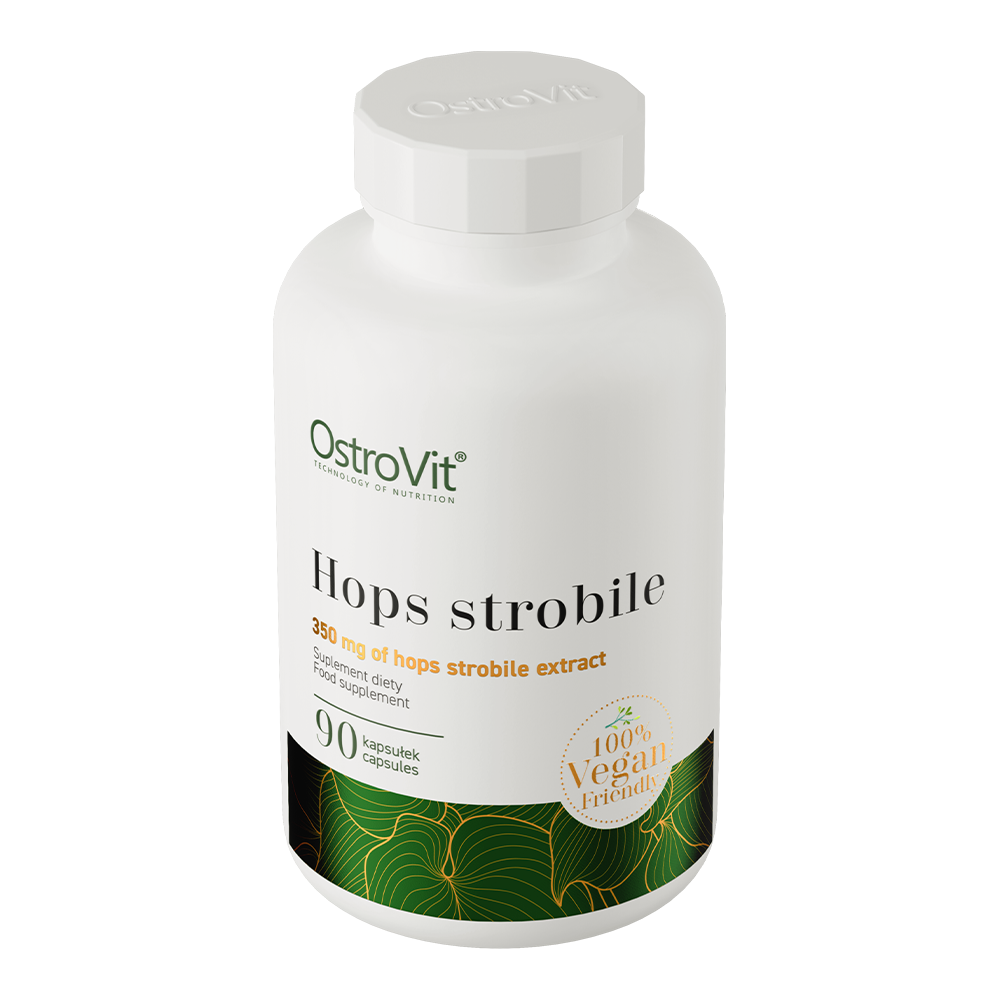 Hop Strobile | Hop Extract | Hopbel | Hops | Vegan | 90 Capsules | 350 mg | OstroVit