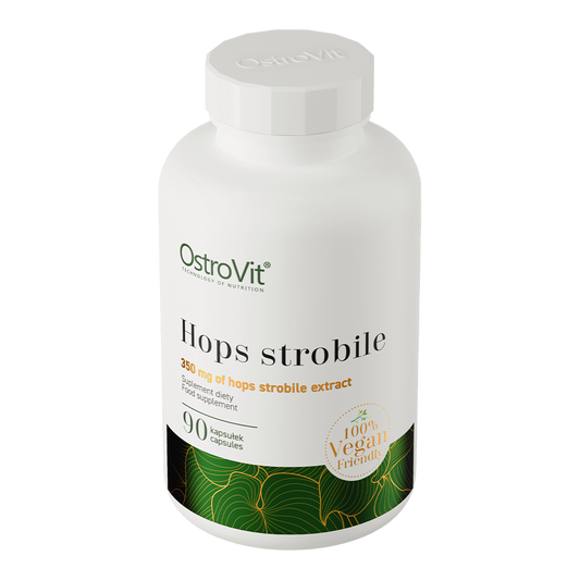 Hop Strobile | Hop Extract | Hopbel | Hops | Vegan | 90 Capsules | 350 mg | OstroVit