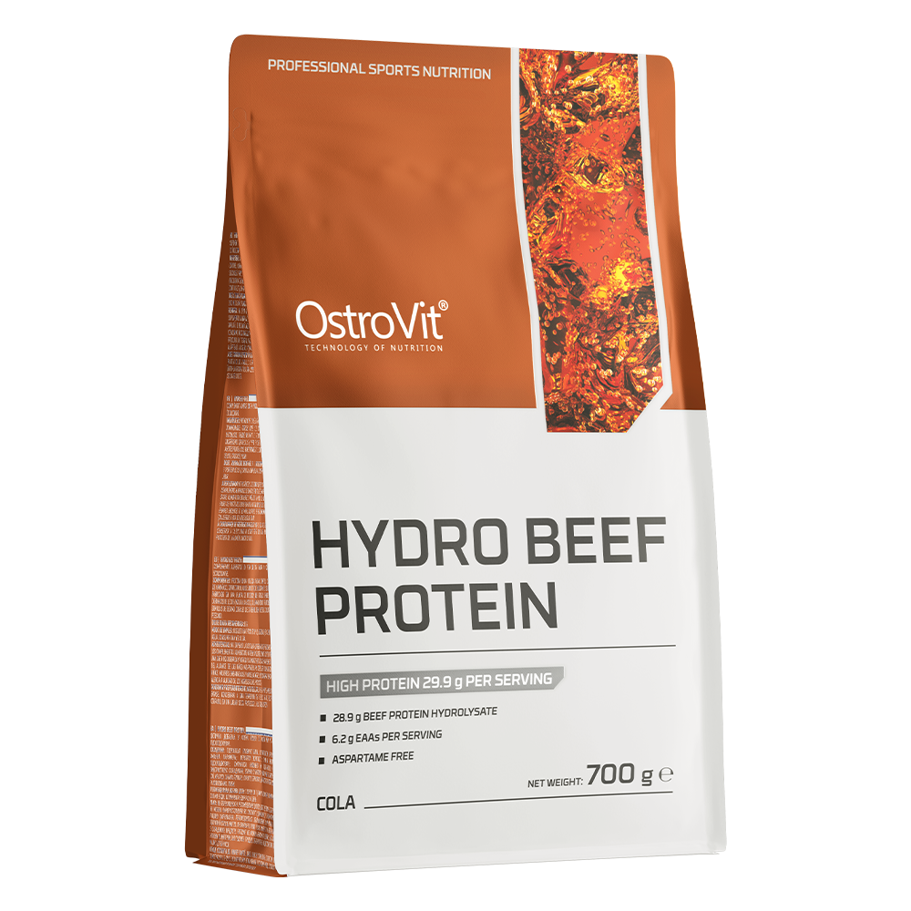 Hydro Beef Protein Cola 700 g, 29,9 g Eiwit per Portie | OstroVit