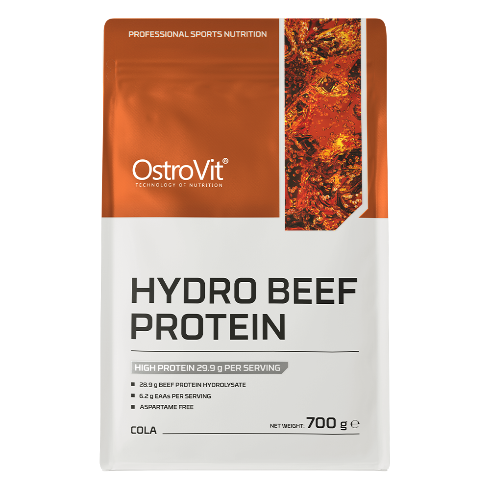 Hydro Beef Protein Cola 700 g, 29,9 g Eiwit per Portie | OstroVit