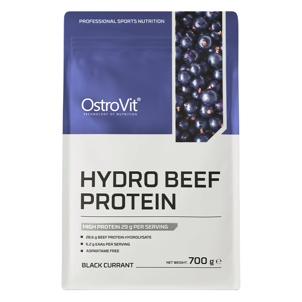 Hydro Beef Protein Zwarte Bes 700 g, Rundereiwit-hydrolysaat