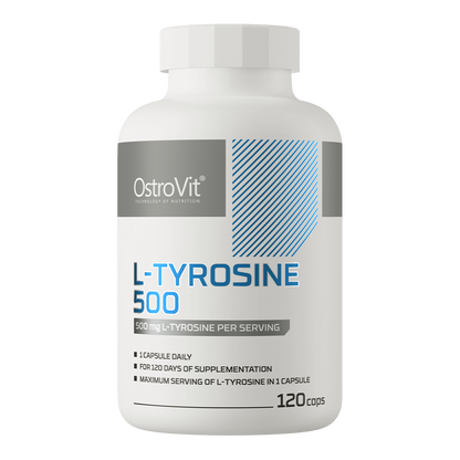 L‑Tyrosine 500 mg – 120 vegan capsules | OstroVit