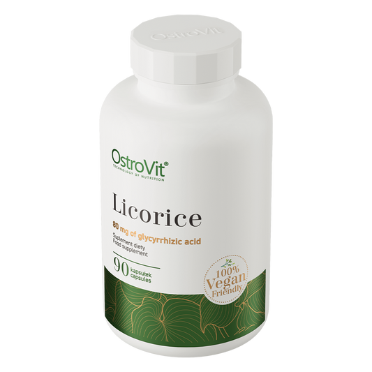 Licorice VEGE – 90 vegan capsules, 400 mg extract (20%) | OstroVit