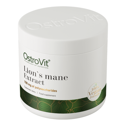 Lion’s Mane Extract – 50 g, 500 mg per portie, 30% polysacchariden | OstroVit