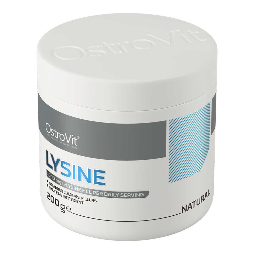 Lysine 200 g – 200 porties, 100% L‑lysine HCl (vegan) | OstroVit