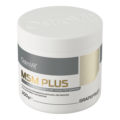 MSM Plus – 300 g, Grapefrugt, 150 portioner | OstroVit