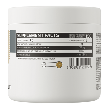 MSM Plus – 300 g, Grapefrugt, 150 portioner | OstroVit