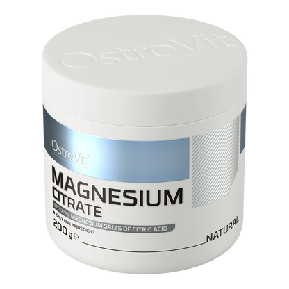 Magnesium Citrate – 200 g poeder, 378 mg Mg per portie | OstroVit