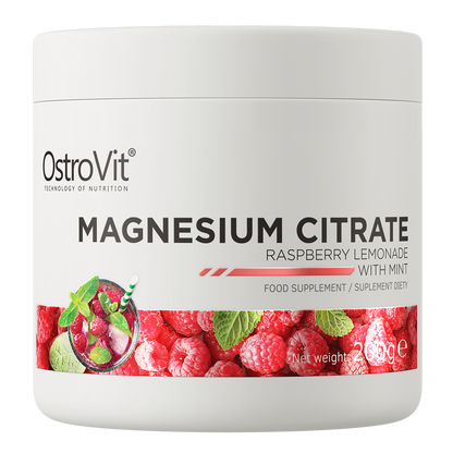 Magnesiumcitraat Poeder Frambozenlimonade 200 g
