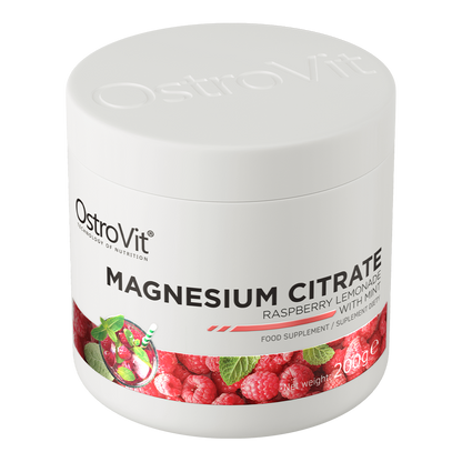 Magnesiumcitraat Poeder Frambozenlimonade 200 g