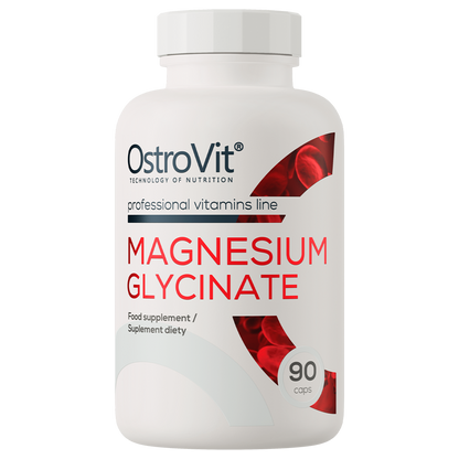 Magnesium Glycinate – 90 vegan capsules, 400 mg magnesium per dag | OstroVit