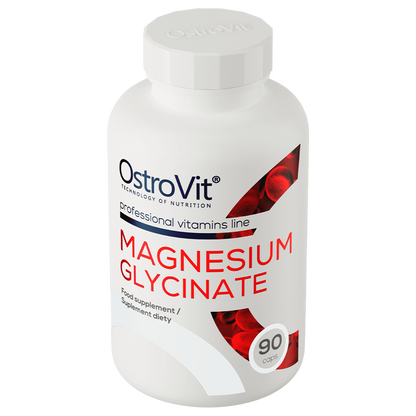 Magnesium Glycinate – 90 vegan capsules, 400 mg magnesium per dag | OstroVit