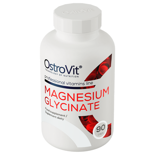 Magnesium Glycinate – 90 vegan capsules, 400 mg magnesium per dag | OstroVit
