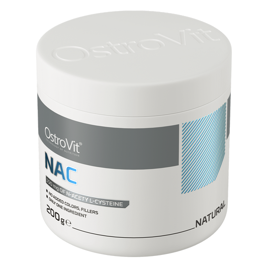 NAC – 200 g poeder, 100% N‑acetyl‑L‑cysteïne | OstroVit