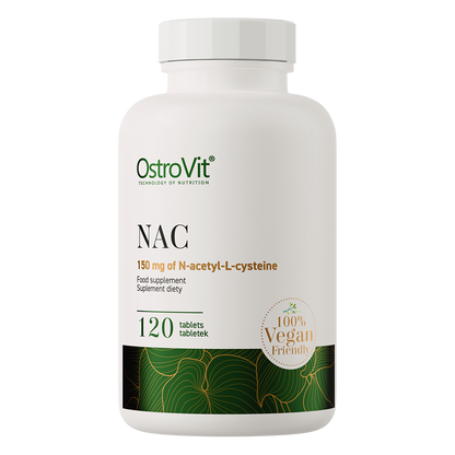 NAC VEGE – 120 vegan tabletten, 150 mg per tablet | OstroVit