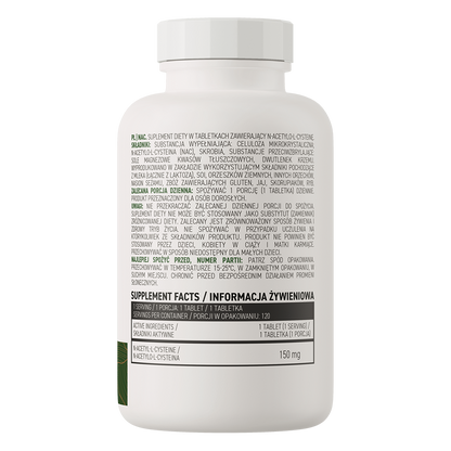 NAC VEGE – 120 vegan tabletten, 150 mg per tablet | OstroVit