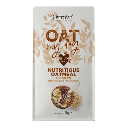 Oat My Day – 200 g - Chocolade, Rijk aan vezels | OstroVit