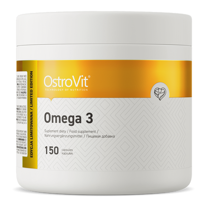 Omega‑3 – 150 softgels, 1000 mg visolie, 180 mg EPA + 120 mg DHA | OstroVit