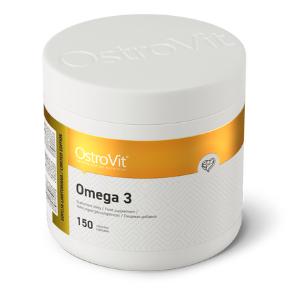 Omega‑3 – 150 softgels, 1000 mg visolie, 180 mg EPA + 120 mg DHA | OstroVit