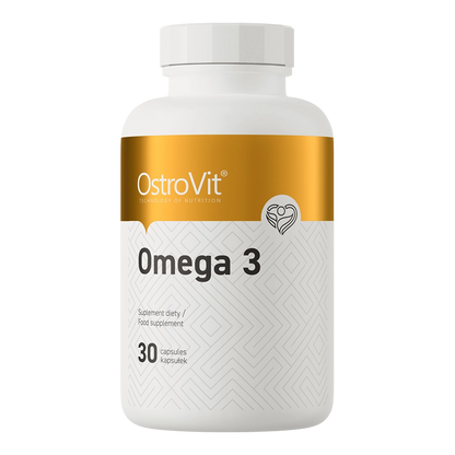 Omega 3 – 30 Weichkapseln – 1000 mg Fischöl, 300 mg EPA+DHA | OstroVit