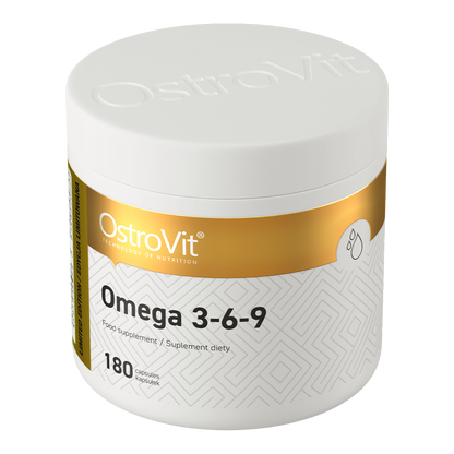 Omega 3‑6‑9 – 180 softgels, Met vitamine E | OstroVit