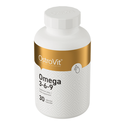Omega 3-6-9 – 30 Weichkapseln, mit Vitamin E | OstroVit
