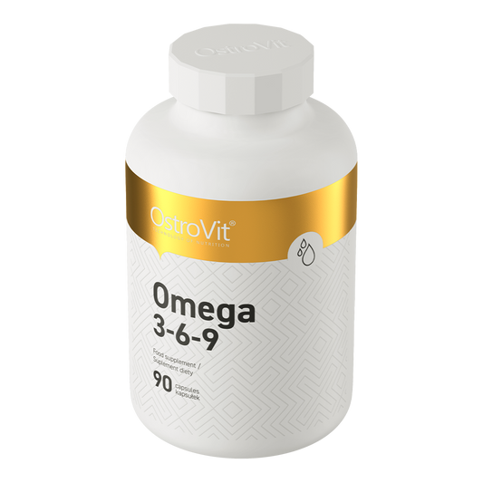 Omega 3‑6‑9 – 90 softgels, EPA & DHA + ALA/LA + Vitamine E | OstroVit