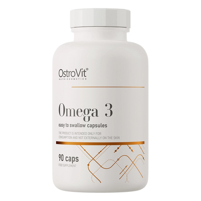 Omega 3 Easy to Swallow – 90 softgels, Kleine capsules | OstroVit