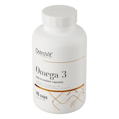 Omega 3 Easy to Swallow – 90 softgels, Kleine capsules | OstroVit
