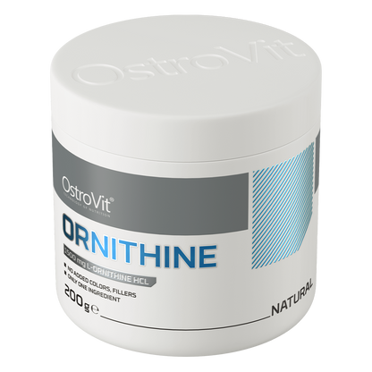 Ornithin | L-Ornithin | Pulver | 200 g | 133 portioner | Supreme Pure Natural | OstroVit