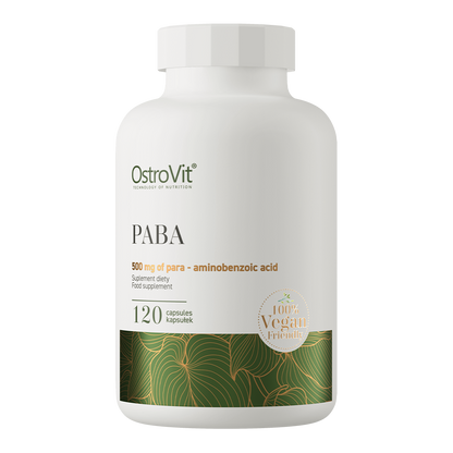 PABA VEGE – 120 vegan capsules, 500 mg PABA per capsule | OstroVit