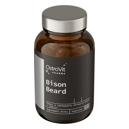 Bison Beard – 60 vegan capsules, Biotine + Zink | OstroVit Pharma