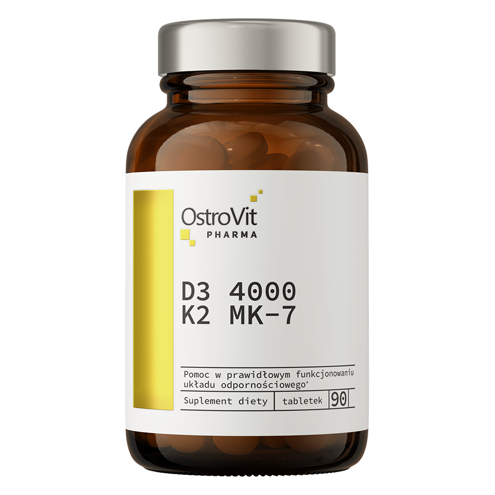D3 4000 IE + K2 MK‑7 – 90 tabletten | OstroVit Pharma