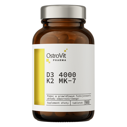 D3 4000 IE + K2 MK-7 – 90 Tabletten | OstroVit Pharma