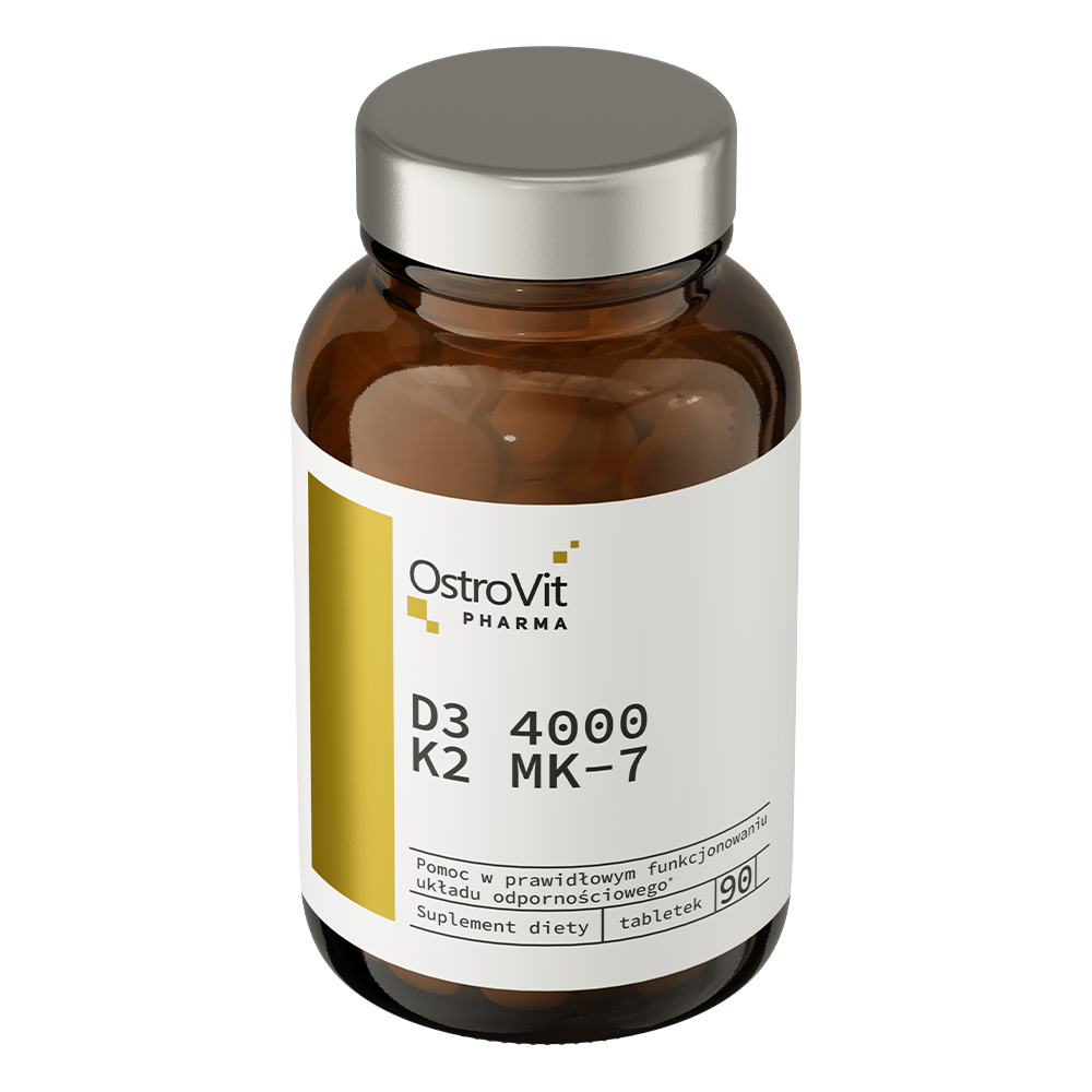 D3 4000 IE + K2 MK‑7 – 90 tabletten | OstroVit Pharma