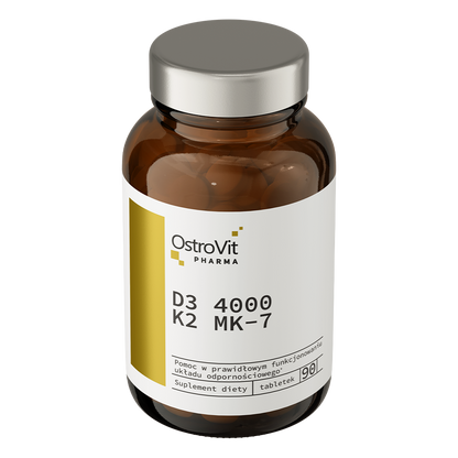D3 4000 IE + K2 MK-7 – 90 Tabletten | OstroVit Pharma