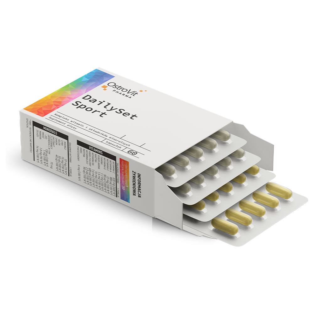 DailySet Sport - Vitaminen & Mineralen complex, 60 Capsules, Labgetest