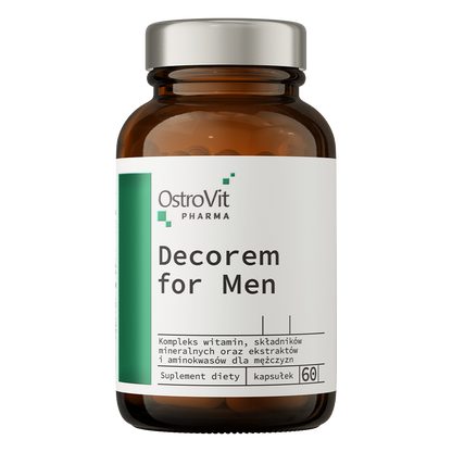 Decorem For Men – 60 Kapseln, 25-in-1-Herrenformel | OstroVit Pharma