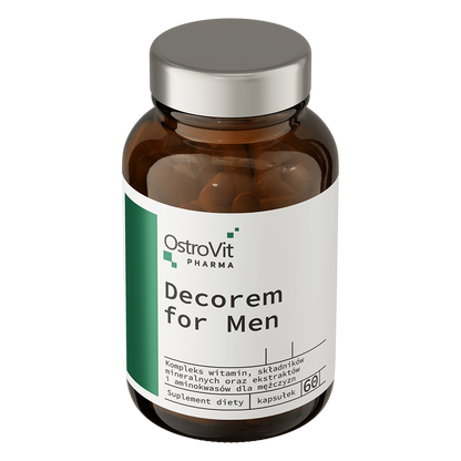 Decorem For Men – 60 Kapseln, 25-in-1-Herrenformel | OstroVit Pharma
