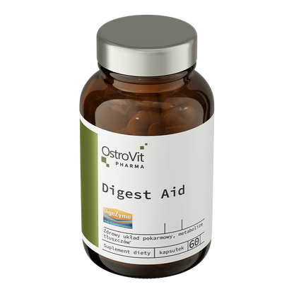 Digest Aid – 60 capsules, DigeZyme® + gestandaardiseerde extracten | OstroVit Pharma