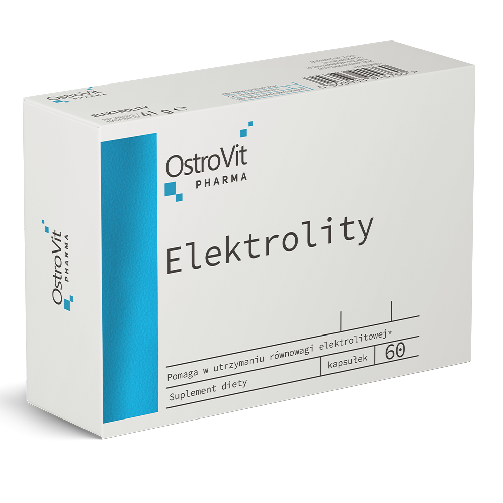 Electrolytes – 60 vegan capsules, K, Ca, Mg & Na | OstroVit Pharma