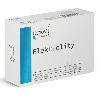 Electrolytes – 60 vegan capsules, K, Ca, Mg & Na | OstroVit Pharma